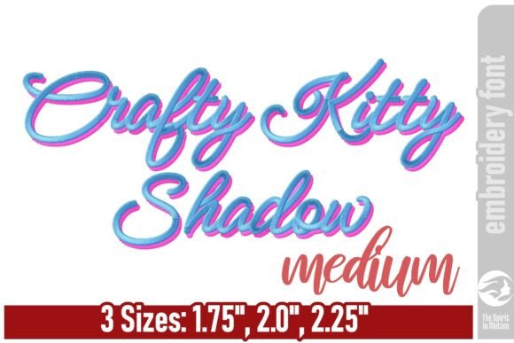 Crafty Kitty Shadow Font: Holiday Stitching Review