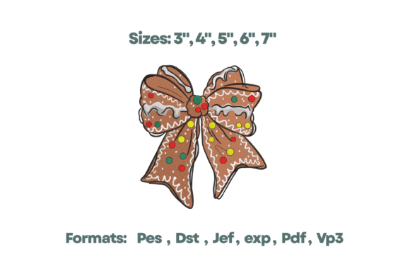 Gingerbread Bow Embroidery: A Seller’s Review