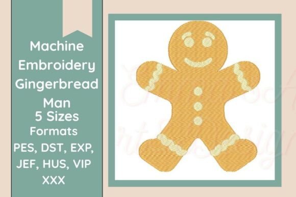 Gingerbread Man Machine Embroidery Review