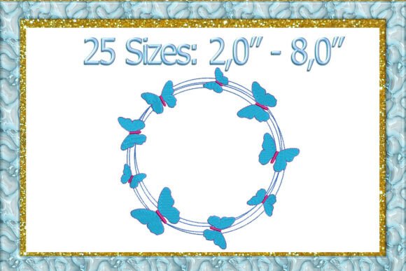 Review: Butterfly Wreath Machine Embroidery for Branding