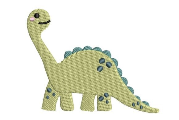 Review: Cute Brachiosaurus Dinosaur Embroidery