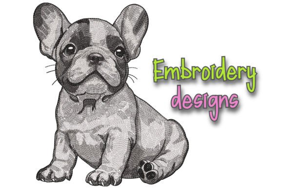 Review: French Bulldog Puppy Embroidery Design