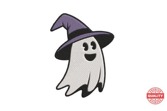 Review: Smiling Ghost Witch Embroidery Design