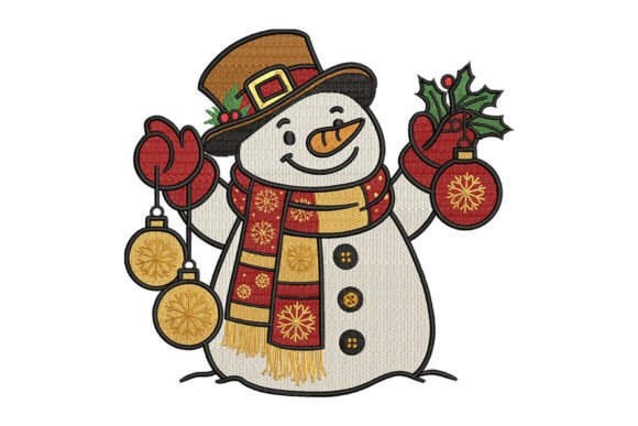 Review: Snowman Christmas Ornament Embroidery