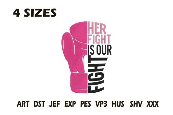 Reviewing Her Fight is Our Fight Embroidery for Gifts