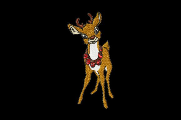 Reviewing the Christmas Deer Machine Embroidery Design